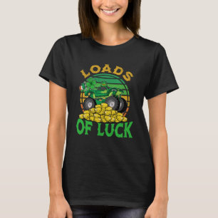 Kinder St Patricks Dag 2023 Monster Truck Ladingen T-shirt