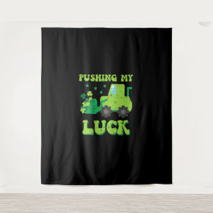 Kinder St Patricks Day Bulldozer Pushing My Luck S Wandkleed