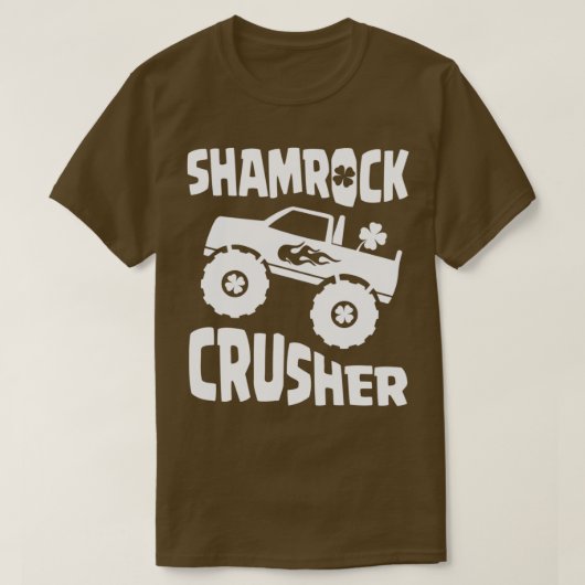 Kinder St. Patricks Day for Monster Truck Lover Bo T-shirt (Design voorkant)