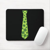 Kinder St. Patricks Day Irish Clover Stropdas Sham Muismat (Met muis)