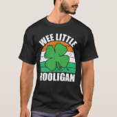 Kinder St. Patricks Day Irish Wee Little Hooligan T-shirt (Voorkant)