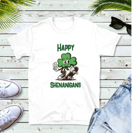 Kinder St Patrick's Day Shenanigans Skateboard T-shirt
