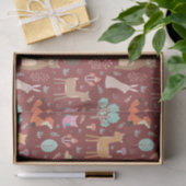 Kinder staartdieren Roodbaarkonijnenvlees Beer Fox Tissuepapier (Geschenk)