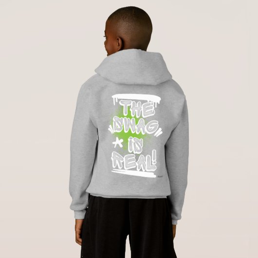 Kinder stadskleding: De Swag is een echte stropdas (Achterkant volledig)