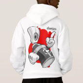 Kinder stadskleding: Spuitverf kan slijtage tegeng (Achterkant)