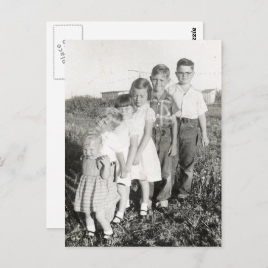 kinder stepladder briefkaart (Voorkant / Achterkant)