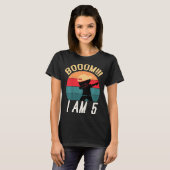 Kinder sterfdag 5 jaar oud t-shirt (Voorkant volledig)