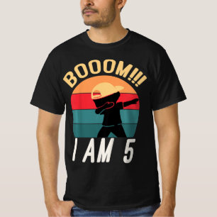 Kinder sterfdag 5 jaar oud t-shirt