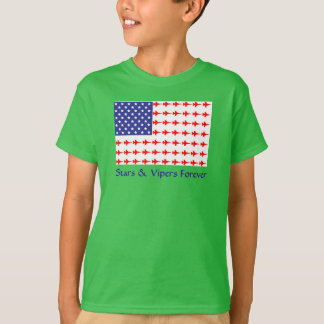 Kinder sterren en trilhamers voor honkbal T-shirt