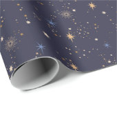 Kinder Sterrennacht Sky Stars in Space Multicolor Cadeaupapier (Rol Hoek)