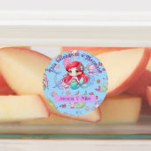 Kinder Stickers / Labels - Zeemeermin en Eenhoorn  (Aangebracht)