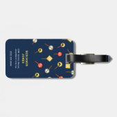 Kinder STOP VOOR Kute Construction Bagagelabel (Achterkant horizontaal)