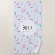 Kinder strand van het Meisjes Modern en Cute Axolo