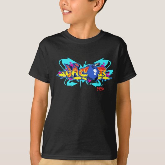 Kinder streetslijtage: Jacob Graffiti T-shirt (Voorkant)
