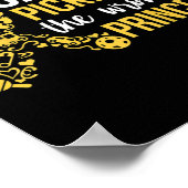 Kinder strijd tegen kinderkanker Quote voor een ka Poster (Hoek)