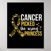 Kinder strijd tegen kinderkanker Quote voor een ka Poster (Voorkant)