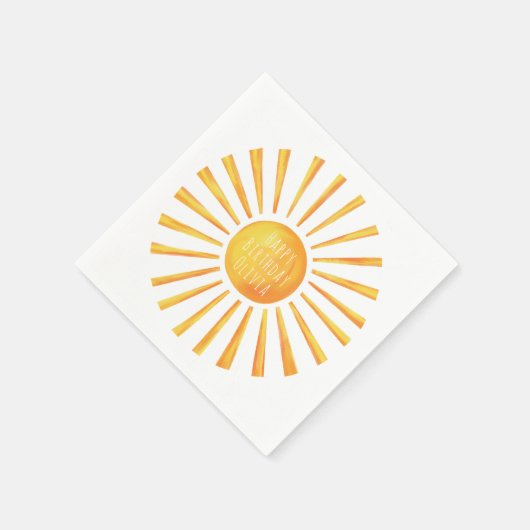 Kinder Sunshine Happy Birthday Servet (Hoek)