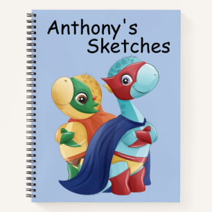 Kinder Super Hero Sketch  Notitieboek