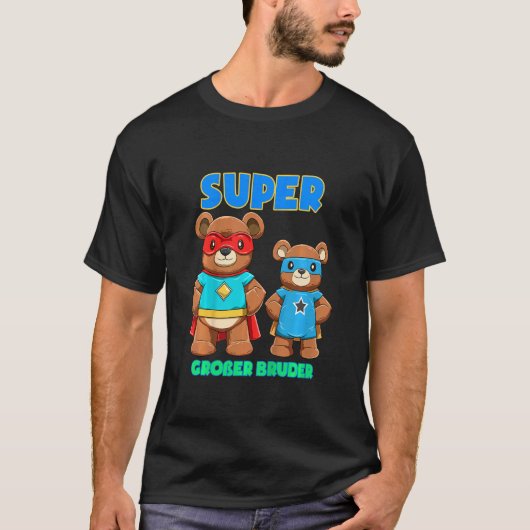 Kinder Super Teddy Big Brother T-shirt (Voorkant)