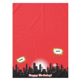 Kinder Superheld Cartoon Film Party Tafelkleed