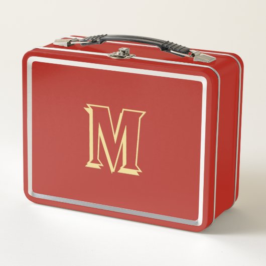 Kinder Superheld Gold Monogram Meisjes Jongens Sch (Voorkant)