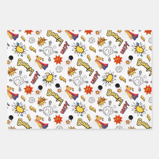 kinder superheld inpakpapier vel (Voorkant 2)