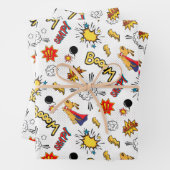 kinder superheld inpakpapier vel (In situ)