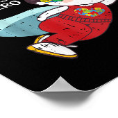 Kinder superheld kind autisme bewustzijnsgeschenke poster (Hoek)