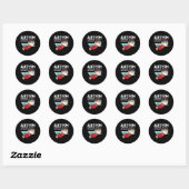 Kinder superheld kind autisme bewustzijnsgeschenke ronde sticker (Vel)