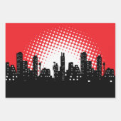 Kinder Superheld Party Cartoon Film Inpakpapier Vel (Voorkant)