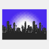 Kinder Superheld Party Cartoon Film Inpakpapier Vel (Voorkant)