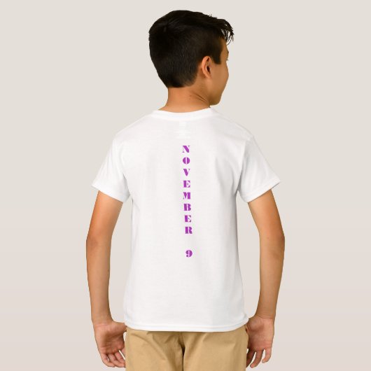 Kinder superhelden microtie t-shirt (Achterkant volledig)
