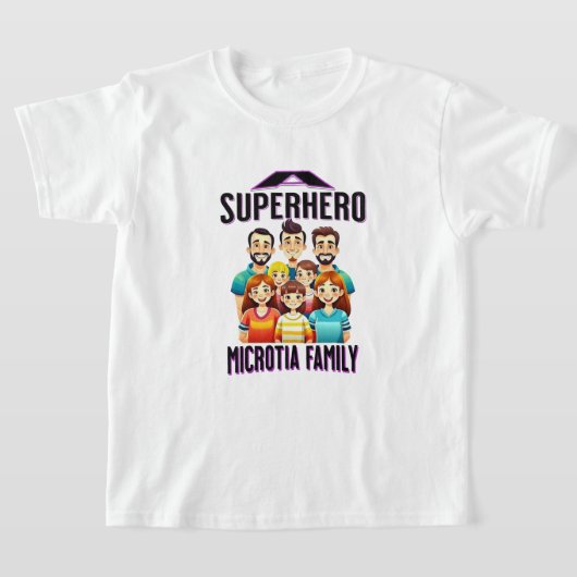 Kinder superhelden microtie t-shirt (Laagn)