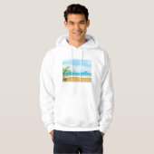 Kinder Surfen Tropisch Strand Fun Zomer Oceaan Hoodie (Voorkant volledig)