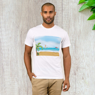 Kinder Surfen Tropisch Strand Fun Zomer Oceaan T-shirt