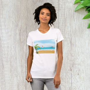 Kinder Surfen Tropisch Strand Fun Zomer Oceaan T-shirt