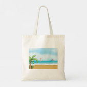 Kinder Surfen Tropisch Strand Fun Zomer Oceaan Tote Bag (Achterkant)