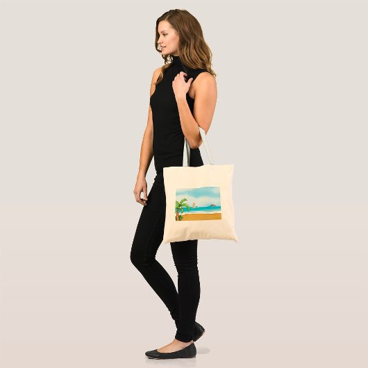 Kinder Surfen Tropisch Strand Fun Zomer Oceaan Tote Bag