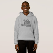 Kinder sweatshirt met volle kracht voor de lokale  (Voorkant volledig)