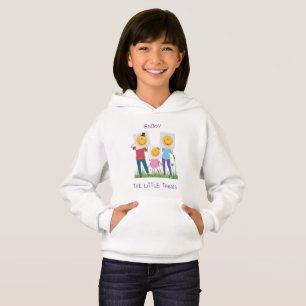 Kinder sweatshirt/T-shirt Geniet van de kleine din