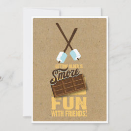 Kinder Sweet Birthday Bonfire Smores Kaart