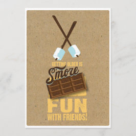 Kinder Sweet Birthday Bonfire Smores Kaart