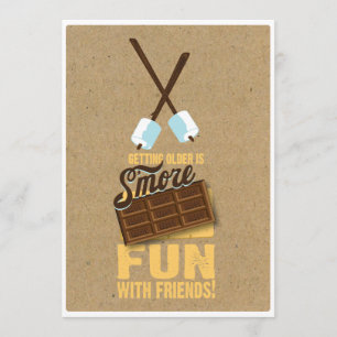 Kinder Sweet Birthday Bonfire Smores Kaart