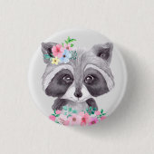 Kinder Sweet Racoon Button (Voorkant)