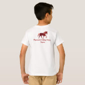 Kinder T-rack op PVHF T-shirt (Achterkant volledig)