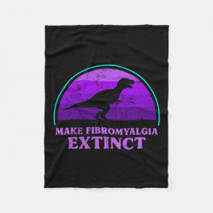 Kinder T Rex Dino maken fibromyalgie uitgestorven  Fleece Deken