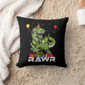 Kinder T-Rex Dinosaur Robot Rawr Birthday Boy Part Kussen (Deken)