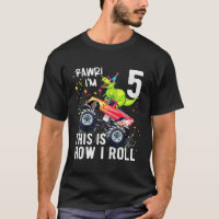 Kinder T Rex Dinosaurus Monster Truck 5e Verjaarda