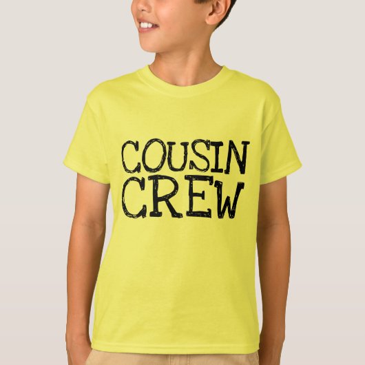 KINDER T-SHIRS VAN COUSIN-BEMANNING T-SHIRT (Voorkant)