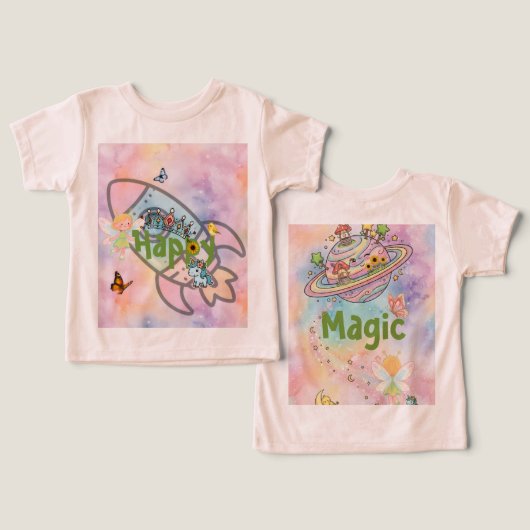Kinder T-shirt (Ontwerp Voorkant & Achterkant)